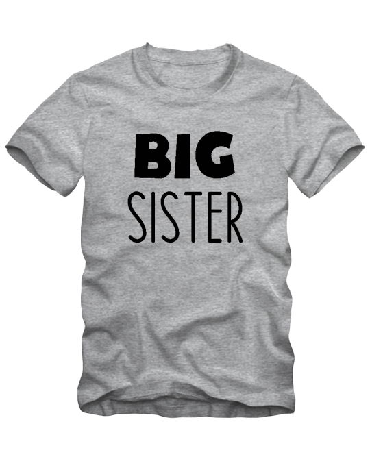Marškinėliai Big sister